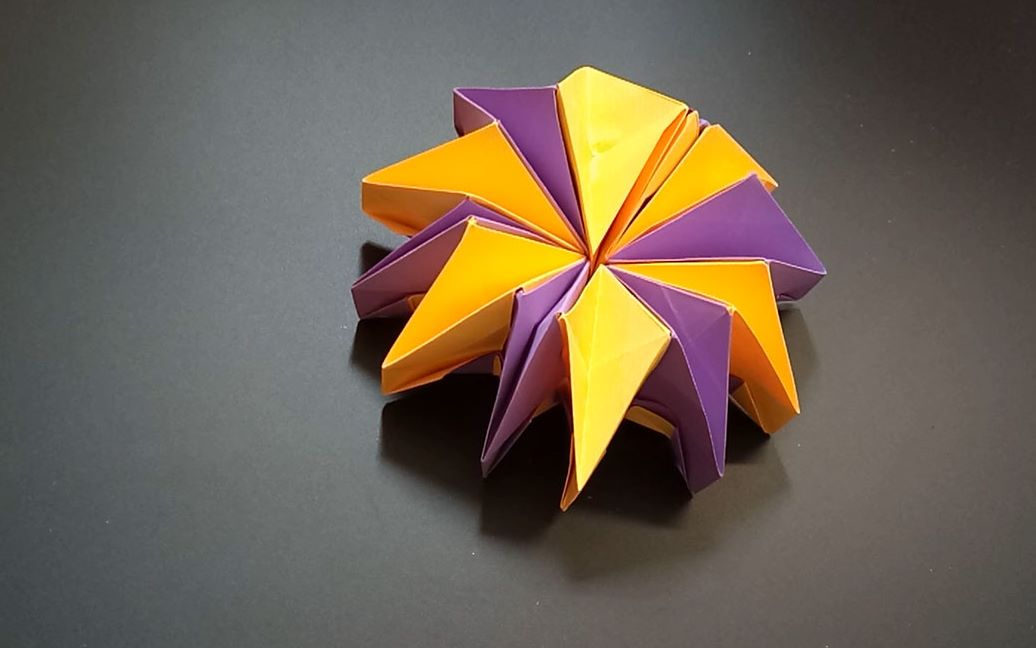 减压折纸玩具,能无限翻转超美,无聊的时间你再不用担心了