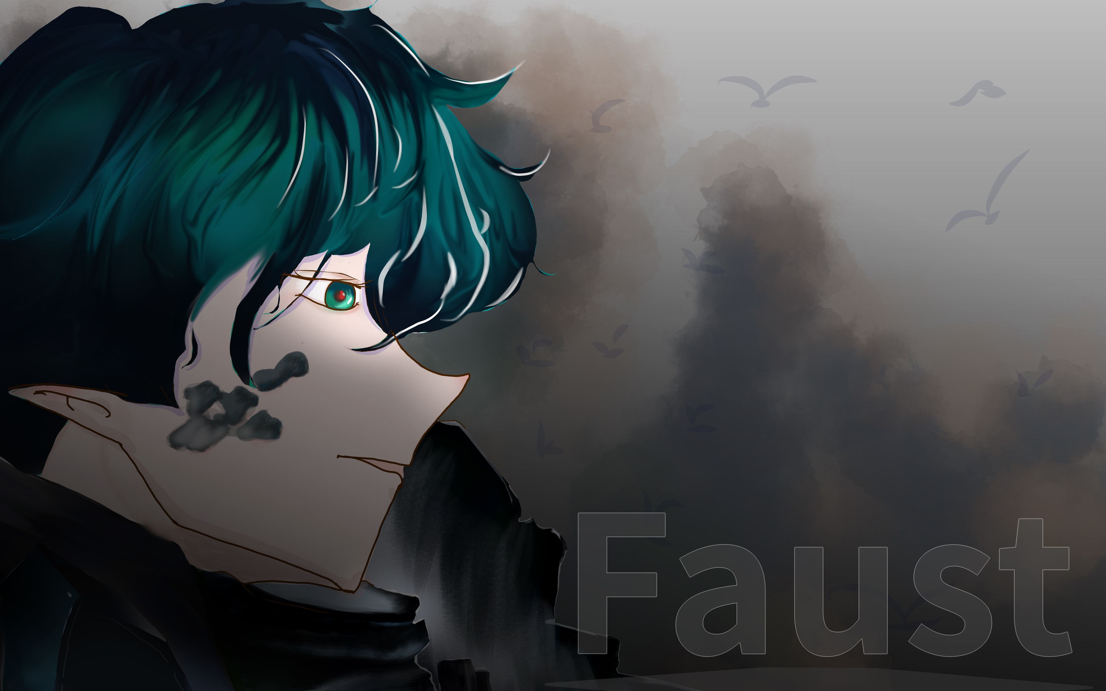 舟浮士德画画浮士德