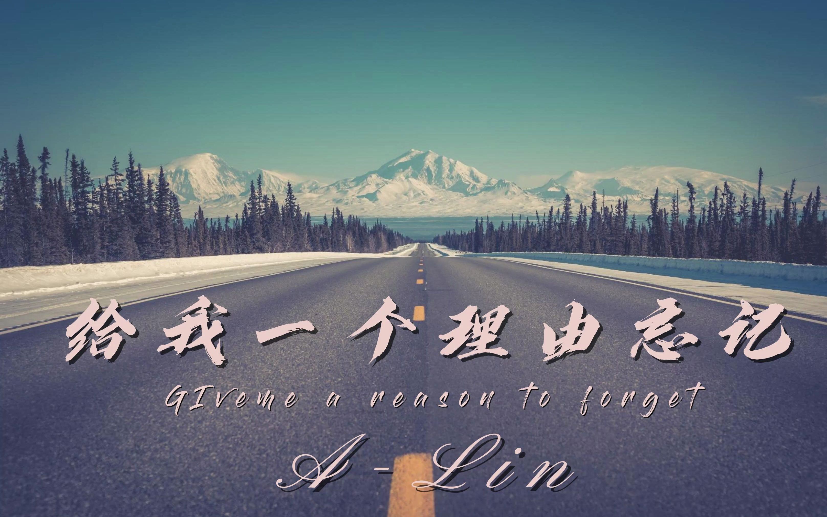给我一个理由忘记 a-lin