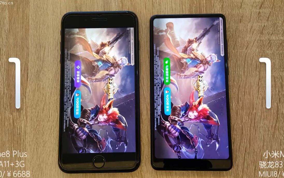 巅峰对决!小米MIX2 VS iPhone8Plus应用速度 骁龙835和苹果A11谁更强?