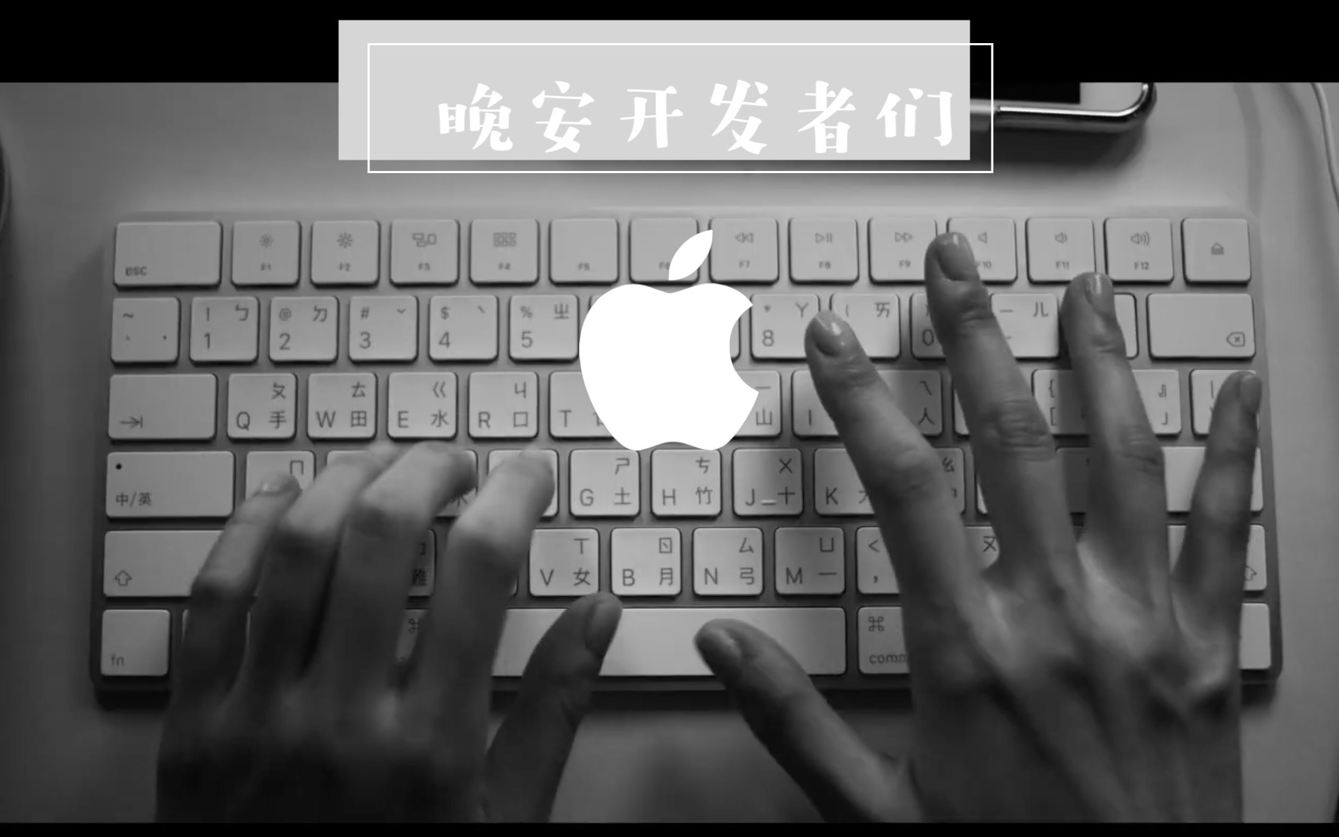 [图][中字] WWDC 2019开场短片 - 晚安好梦开发者们 Goodnight Developers