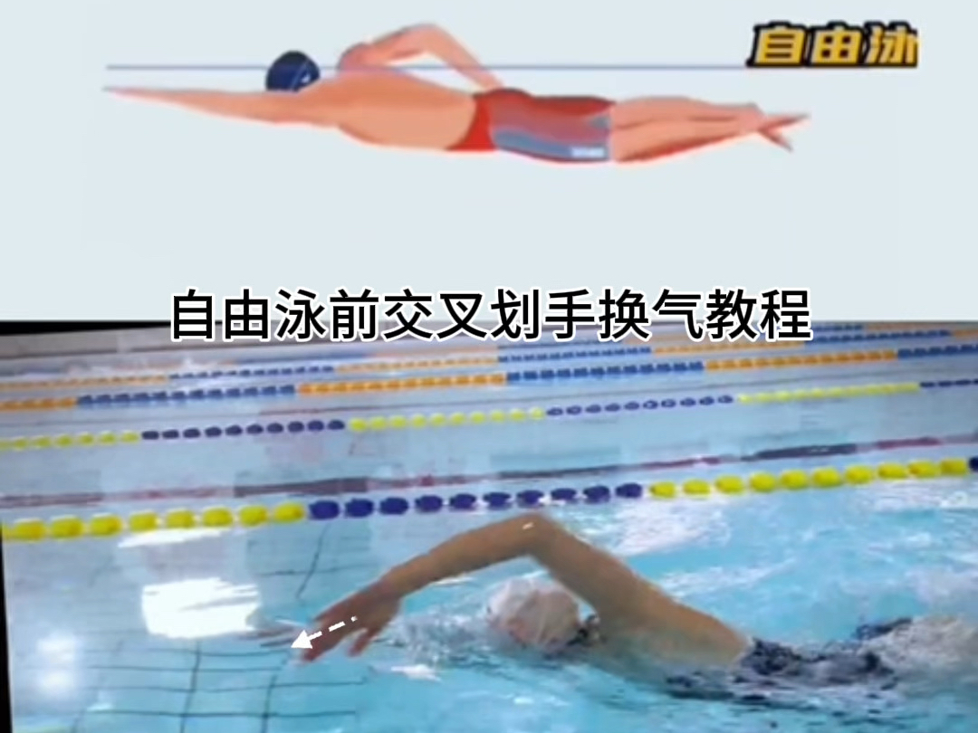 自由泳划手换气教程