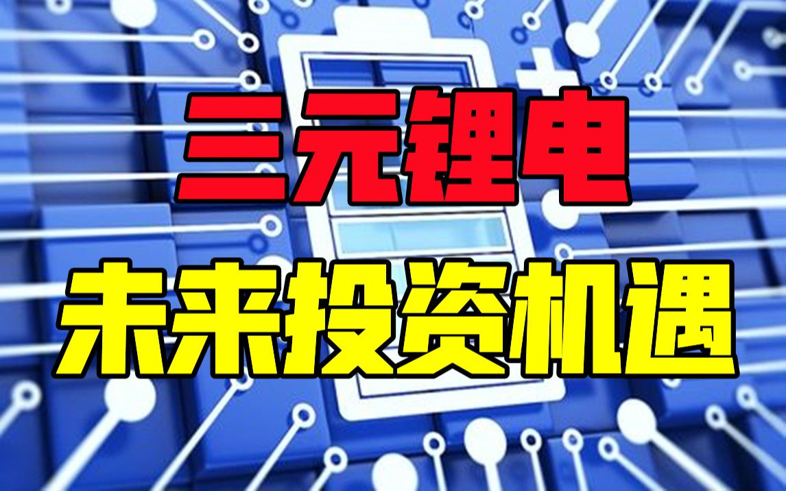 稀缺资源:三元锂电迎来政策扶持,提高头部企业投资价值,相关上市公司梳理!哔哩哔哩bilibili