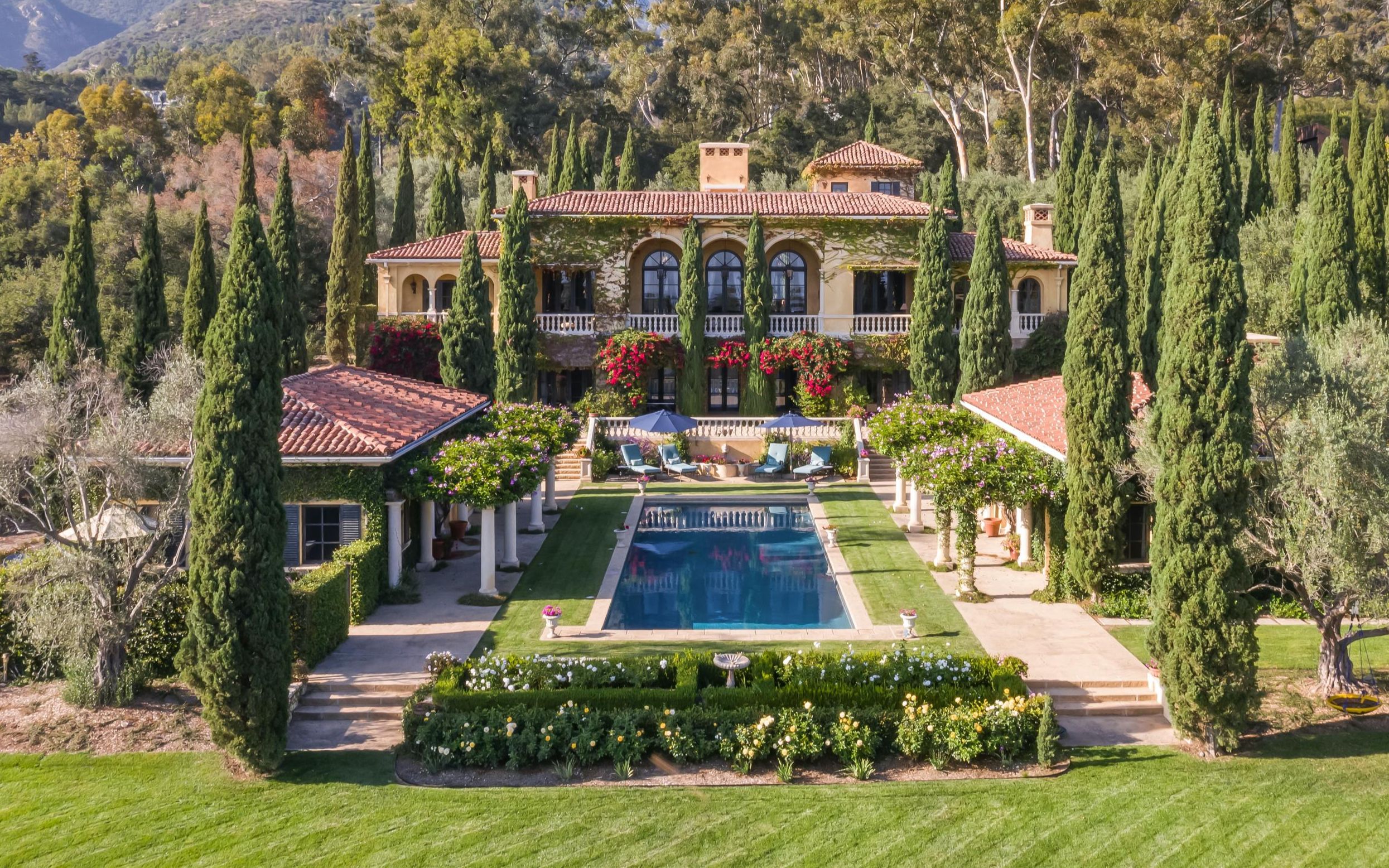 在加州圣巴巴拉的一座充满历史韵味意式别墅|1015 e mountain dr