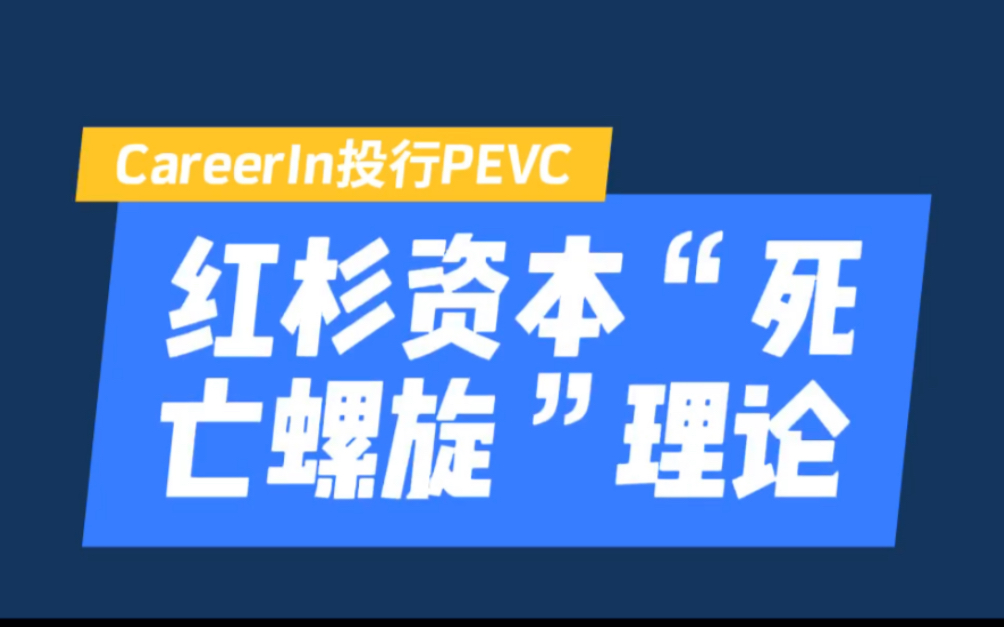 红杉资本提出的“死亡螺旋”是什么意思?哔哩哔哩bilibili