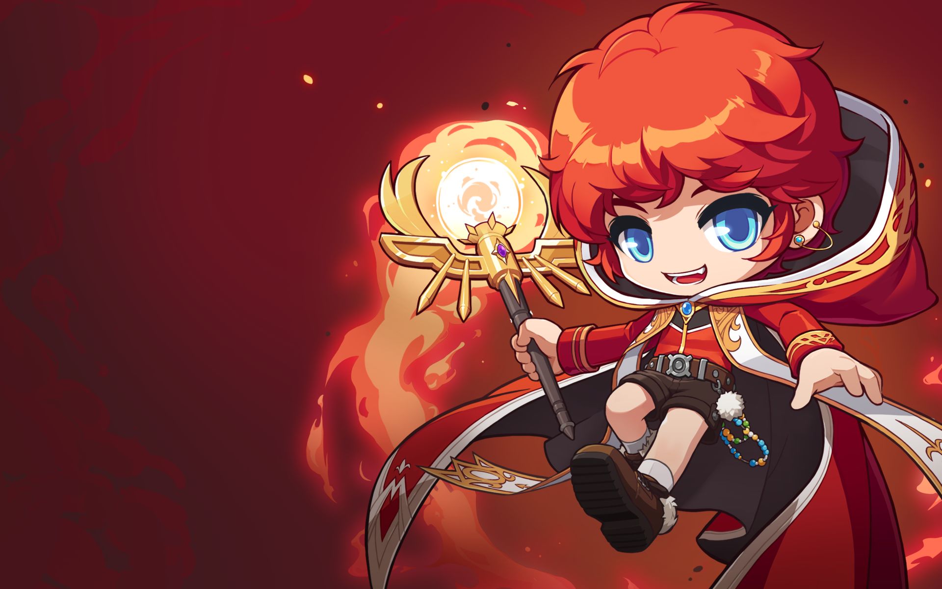 【cms】冒险岛贫民炎术士0死戴米安