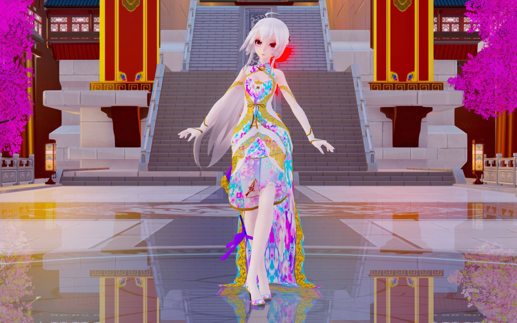 【彩色青鸾旗袍弱音】冬已去春未来【滤镜】