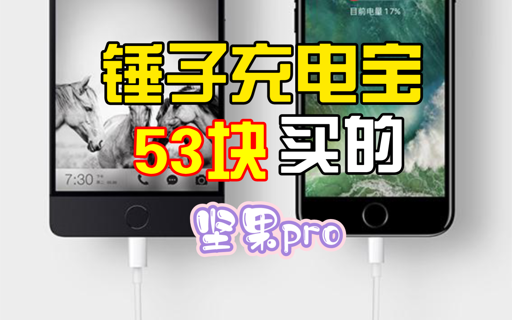 53块钱买的锤子科技充电宝,坚果Pro.哔哩哔哩bilibili