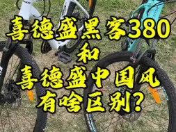 Download Video: 今天来详细讲解一下喜德盛中国风和喜德盛黑客380的区别。