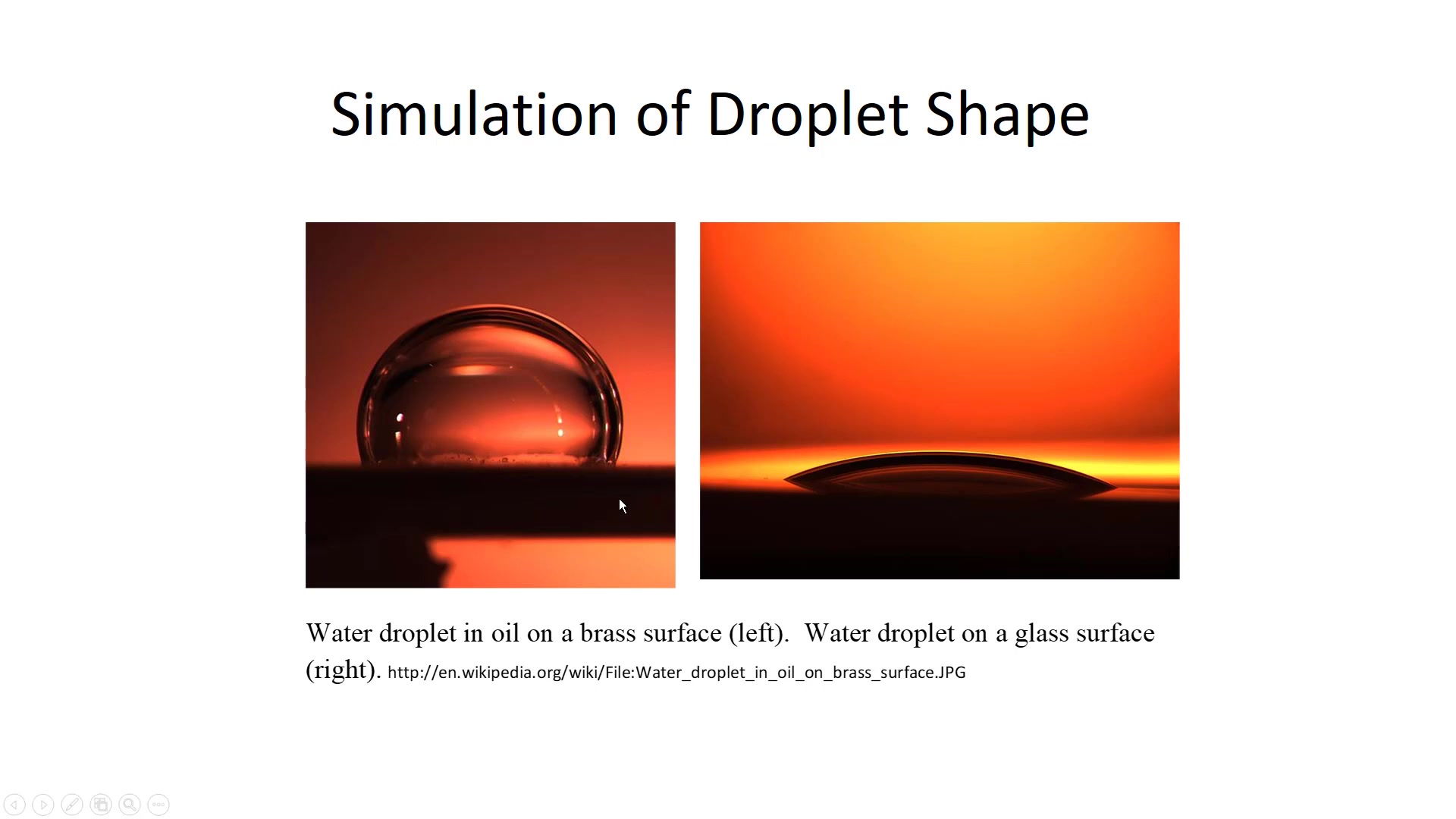 Shape of a water droplet COMSOL simulation哔哩哔哩bilibili