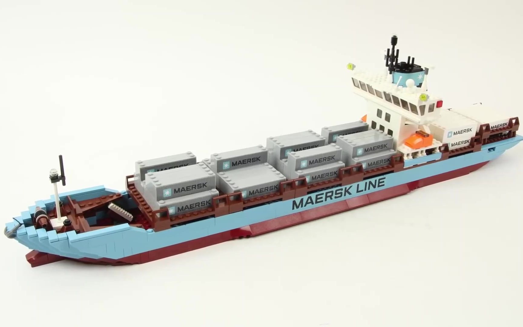 brickbuilder乐高速拼10155马士基货轮creator