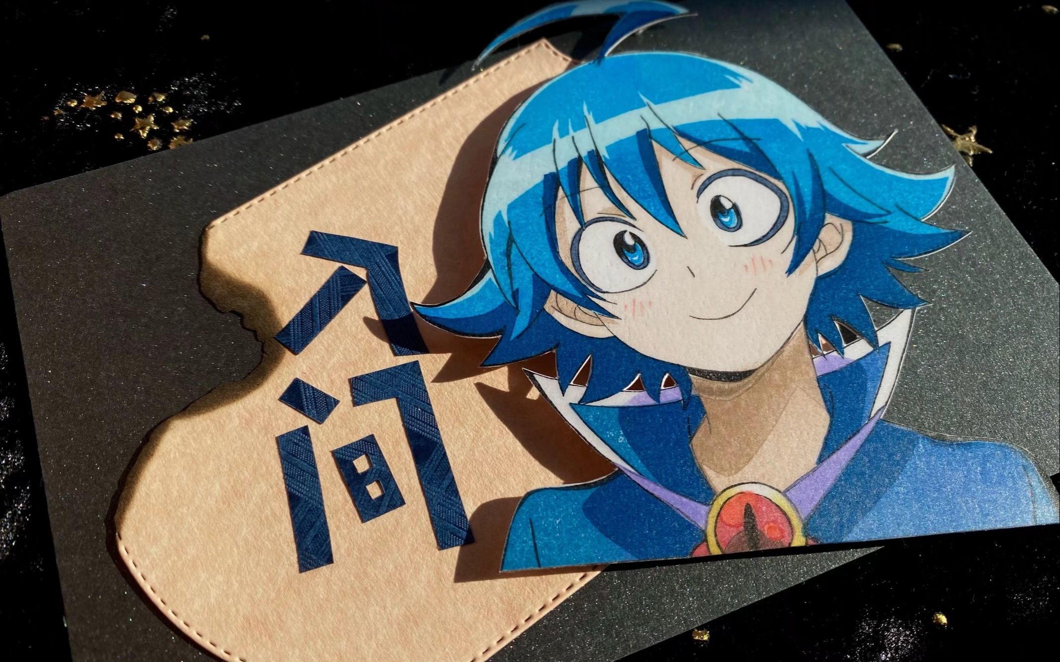 【白猫】橡皮章套色全过程(铃木入间)