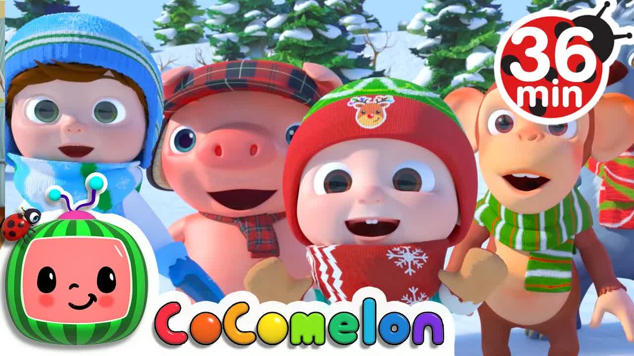 [图][幼儿英语]Christmas Songs For Kids + More Nursery Rhymes & Kids Songs - CoComelon