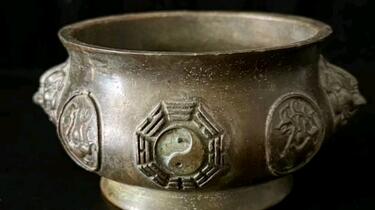 乾隆年制四大神兽八卦铜香炉_哔哩哔哩_bilibili