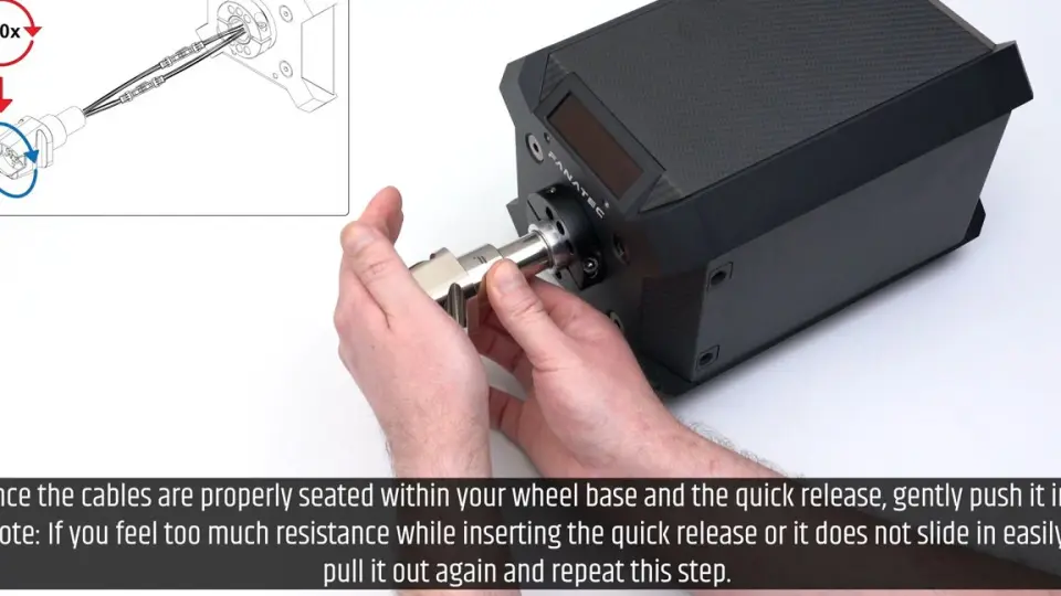 FANATEC教程】QR2 Base-Side (Type-C) Video Guide_哔哩哔哩_bilibili