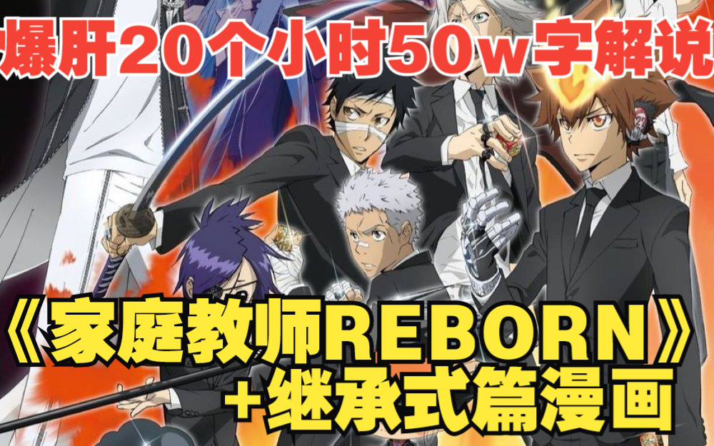 [图]爆肝20个小时50w字解说《家庭教师HITMAN reborn》全集+继承式篇漫画解说，一部非常容易被前期劝退的动画