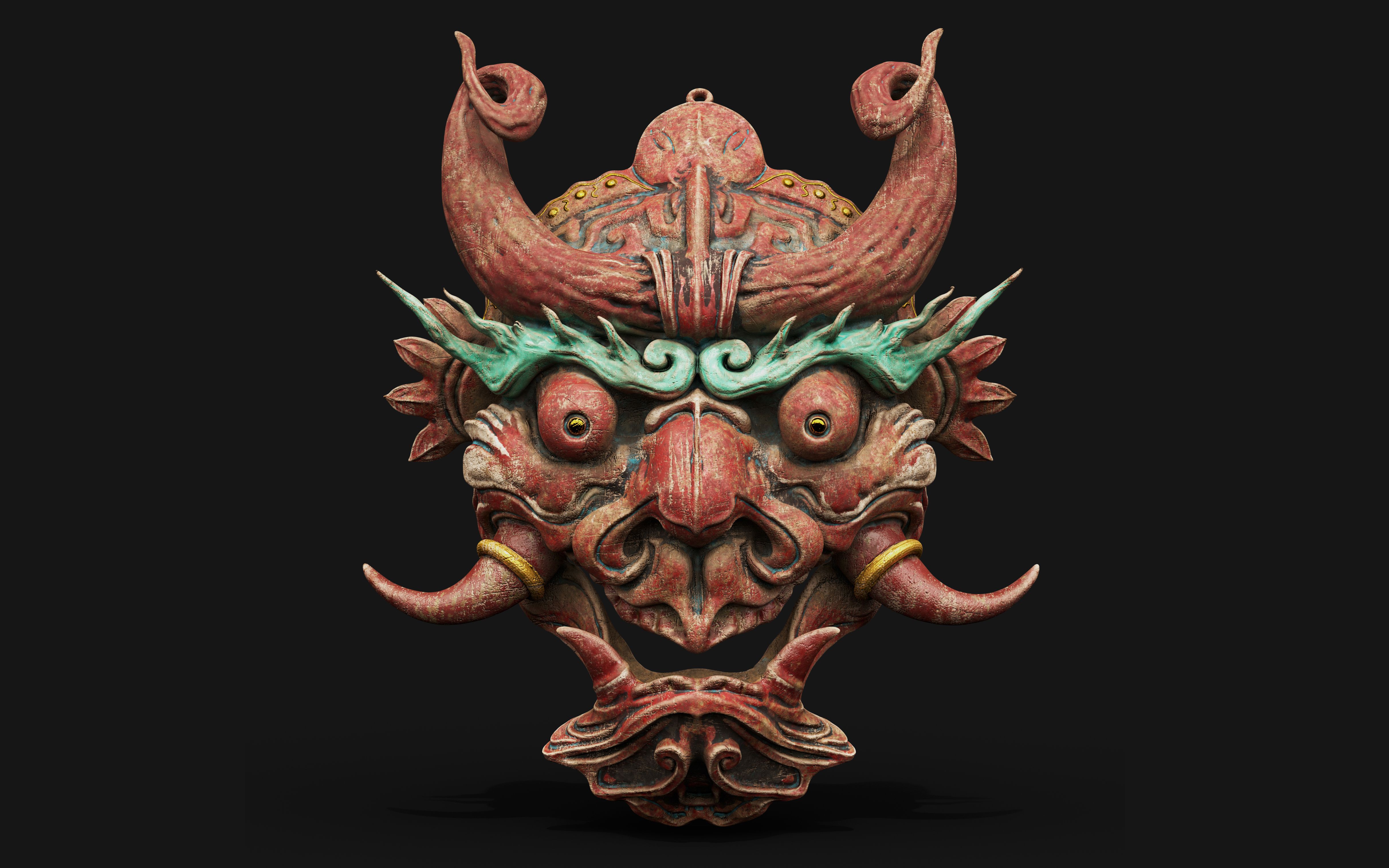 老鬼面具模型制作