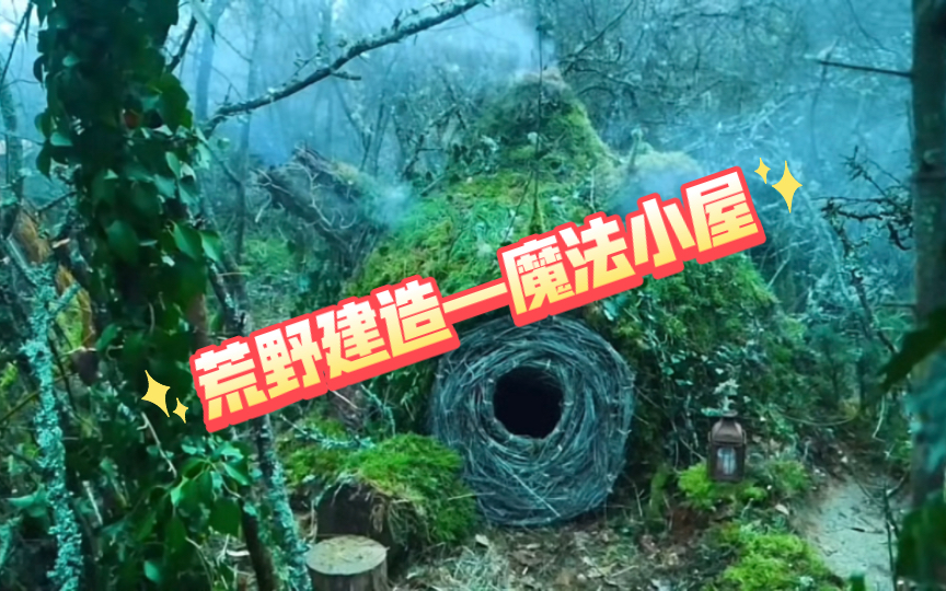 减压系列—荒野建造魔法小屋(上)哔哩哔哩bilibili