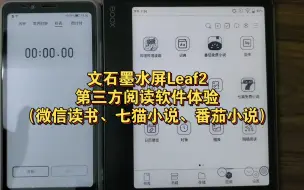 Download Video: 文石墨水屏Leaf2第三方阅读软件体验（微信读书、七猫小说、番茄小说）