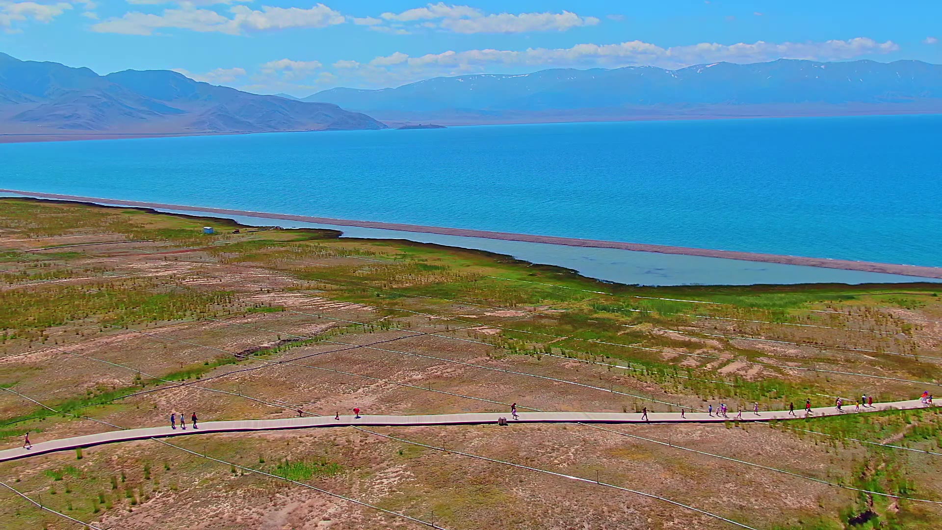 航拍大美新疆之二赛里木湖