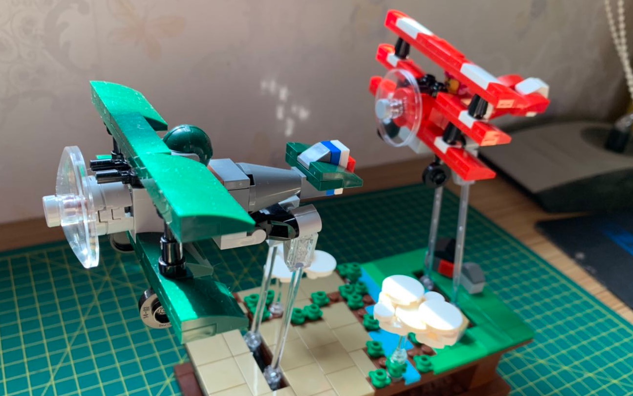 乐高走进大师重金还原jk大神杰作moc飞机追逐战