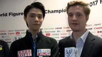 【羽生结弦】(1080p) 03/30/17 2017Helsinki世锦赛WC男单短节目SP赛后采访