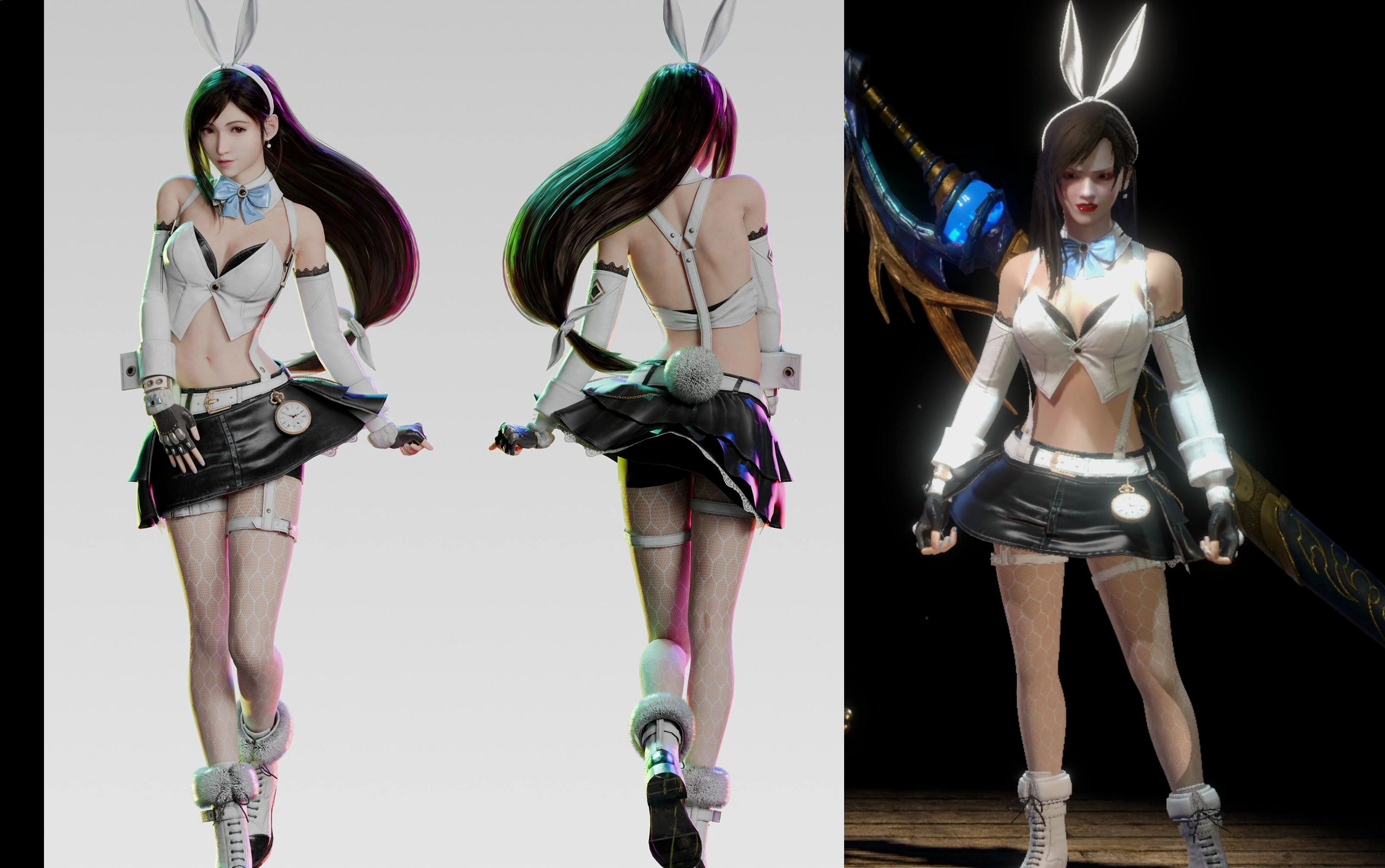mhwi s-tifa bunny bustier 怪物猎人世界 蒂法兔女郎装mod