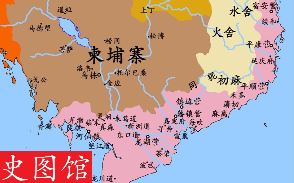 越南阮朝地图图片