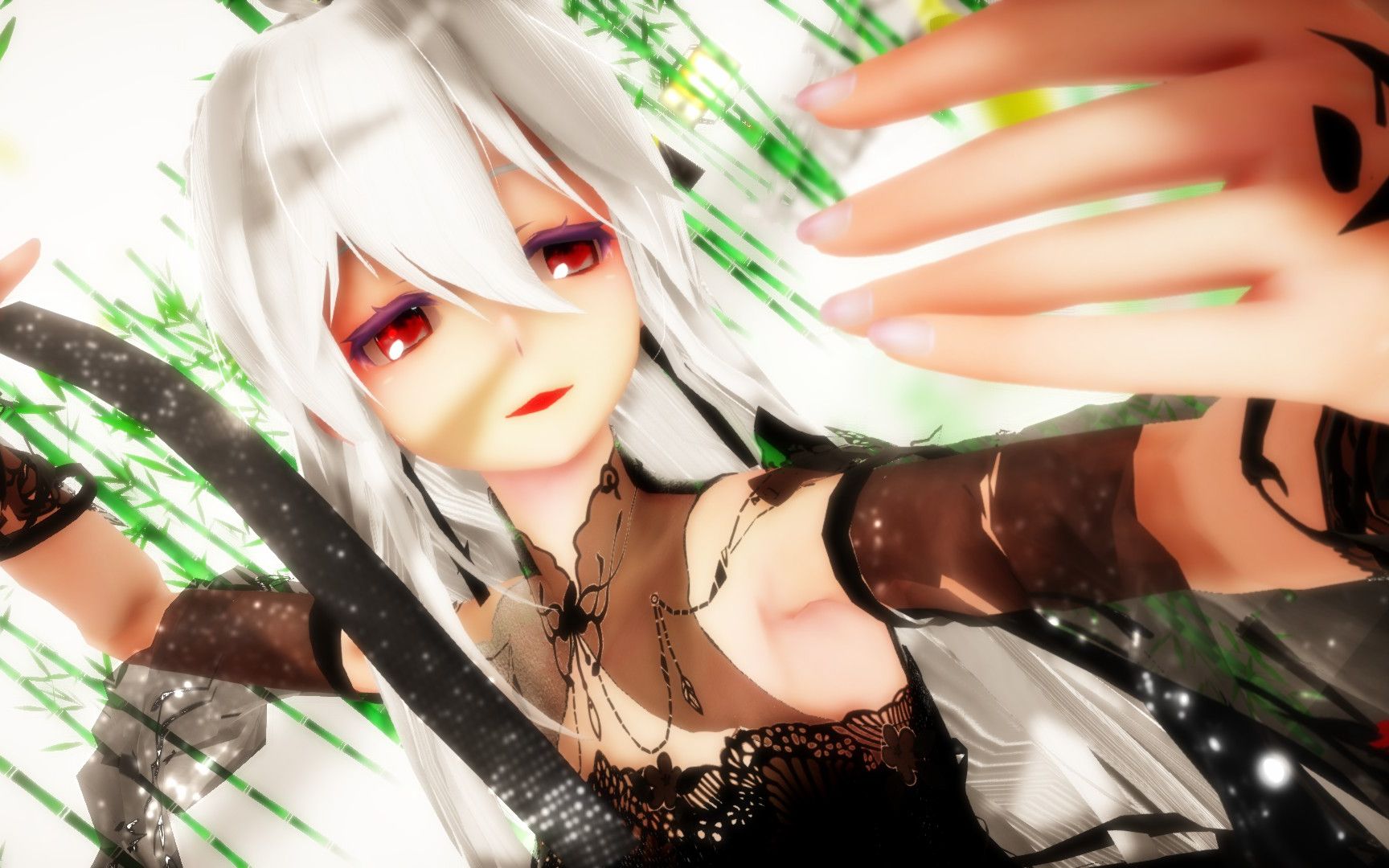 【弱音/古风mmd】此境亦使君中梦,柔音浅雾竹间徊(相思诀·荣耀红颜)