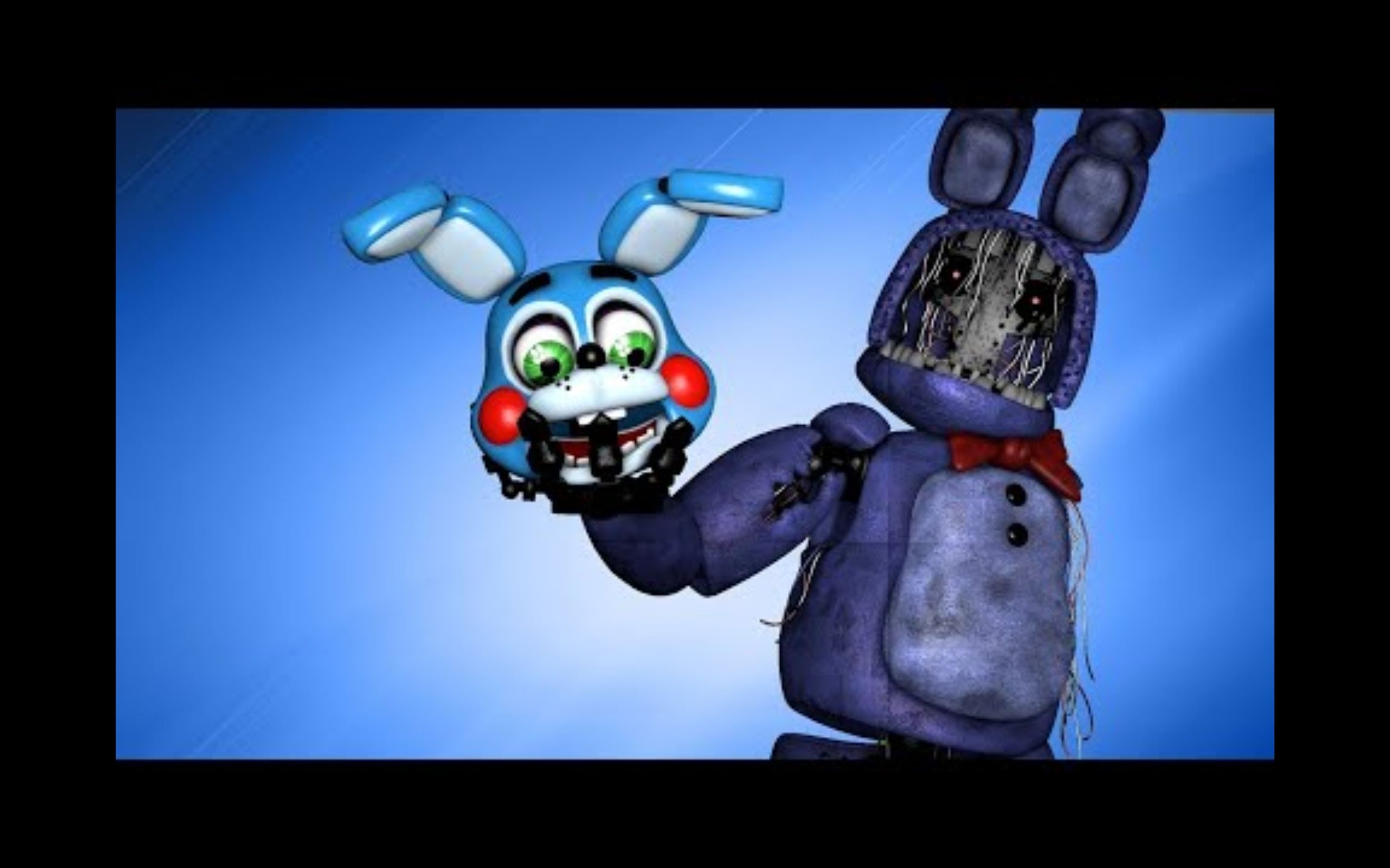 凋零邦尼暴打玩具邦尼