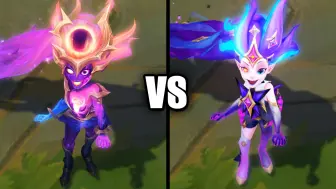 Download Video: 暗星 佐伊 VS 星之守护者 佐伊 皮肤对比 - 英雄联盟 | Dark Star Zoe vs Star Guardian Zoe