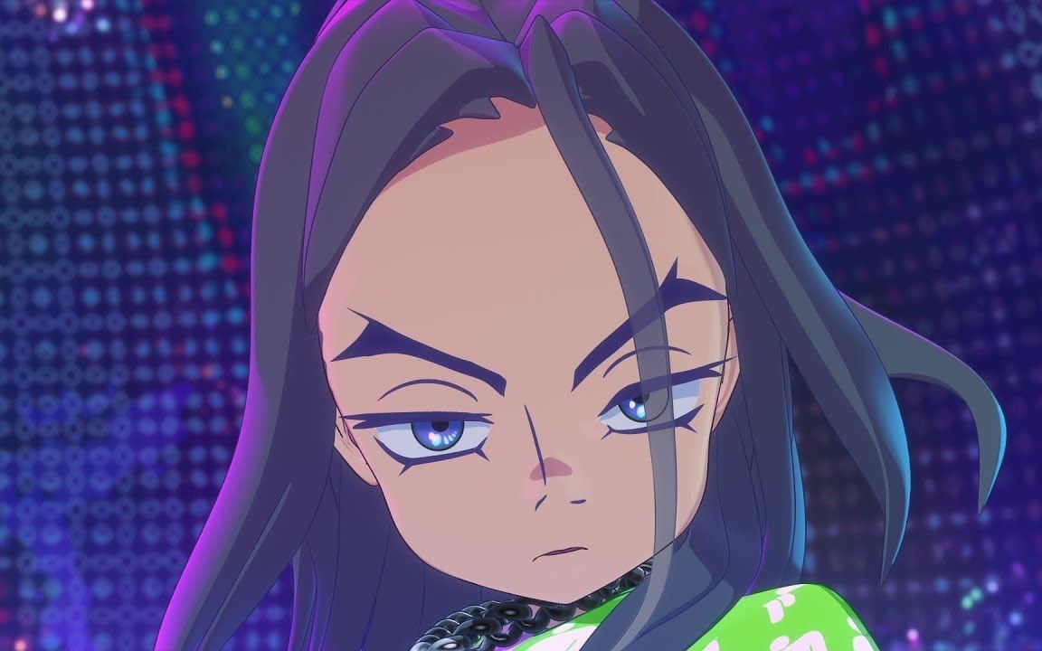 动画版mv碧梨billieeilishyoushouldseemeinacrown