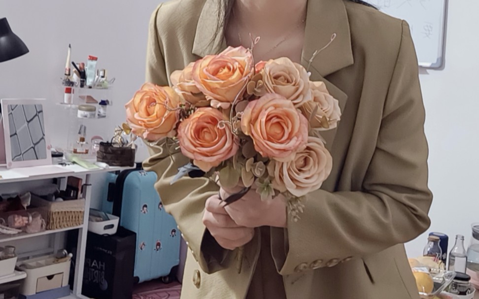 芥末绿西装小套装好喜欢