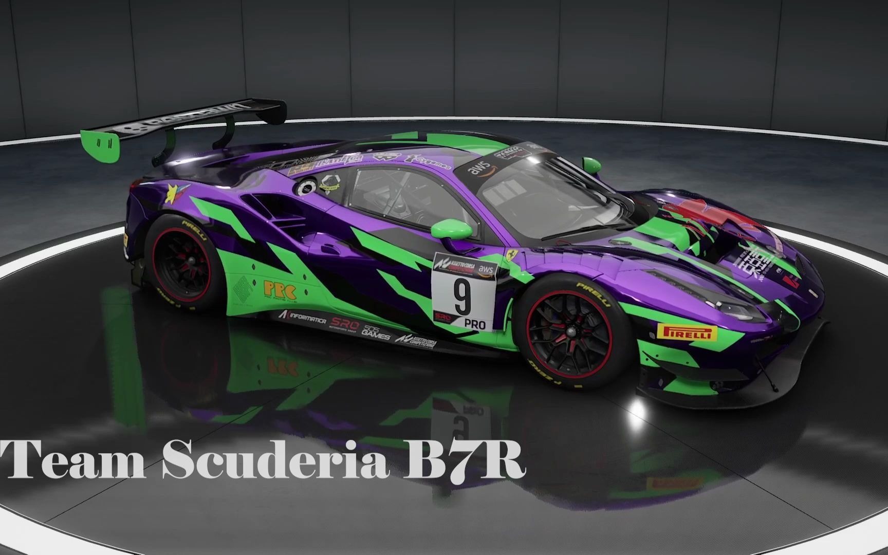 神力科莎争锋新赛季新气象电镀初号机488皮肤预览