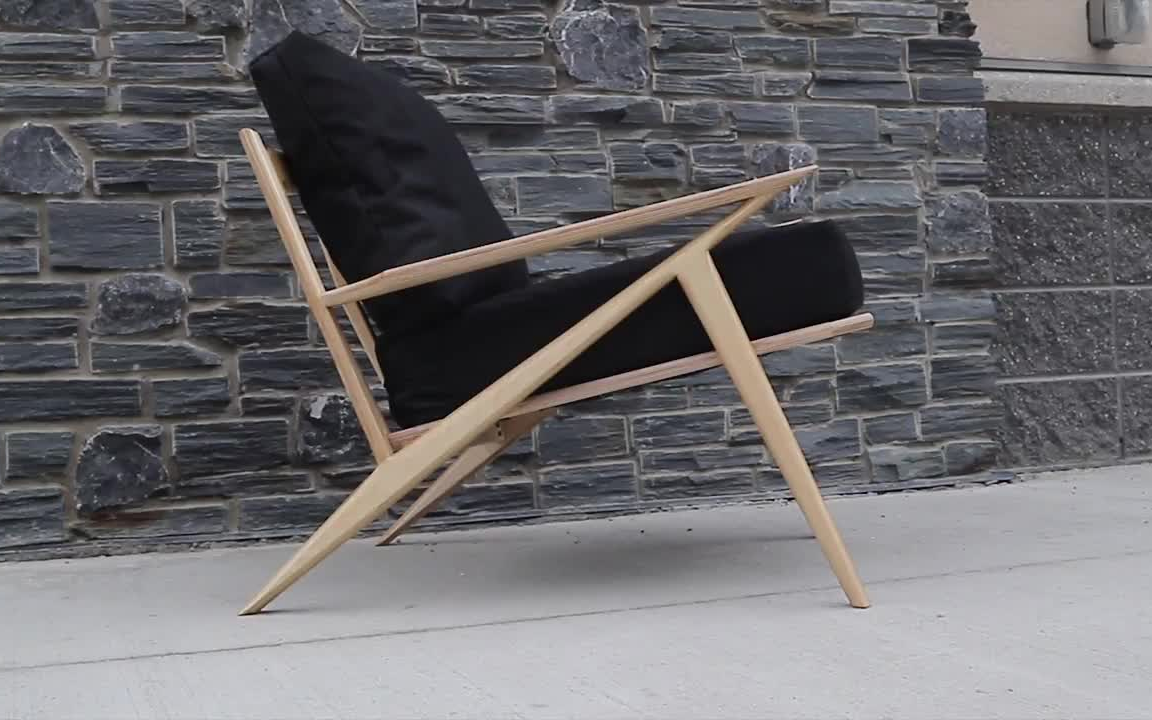 【家具木工制作】多层板椅子Mid Century Modern Sculpted Plywood Chair哔哩哔哩bilibili