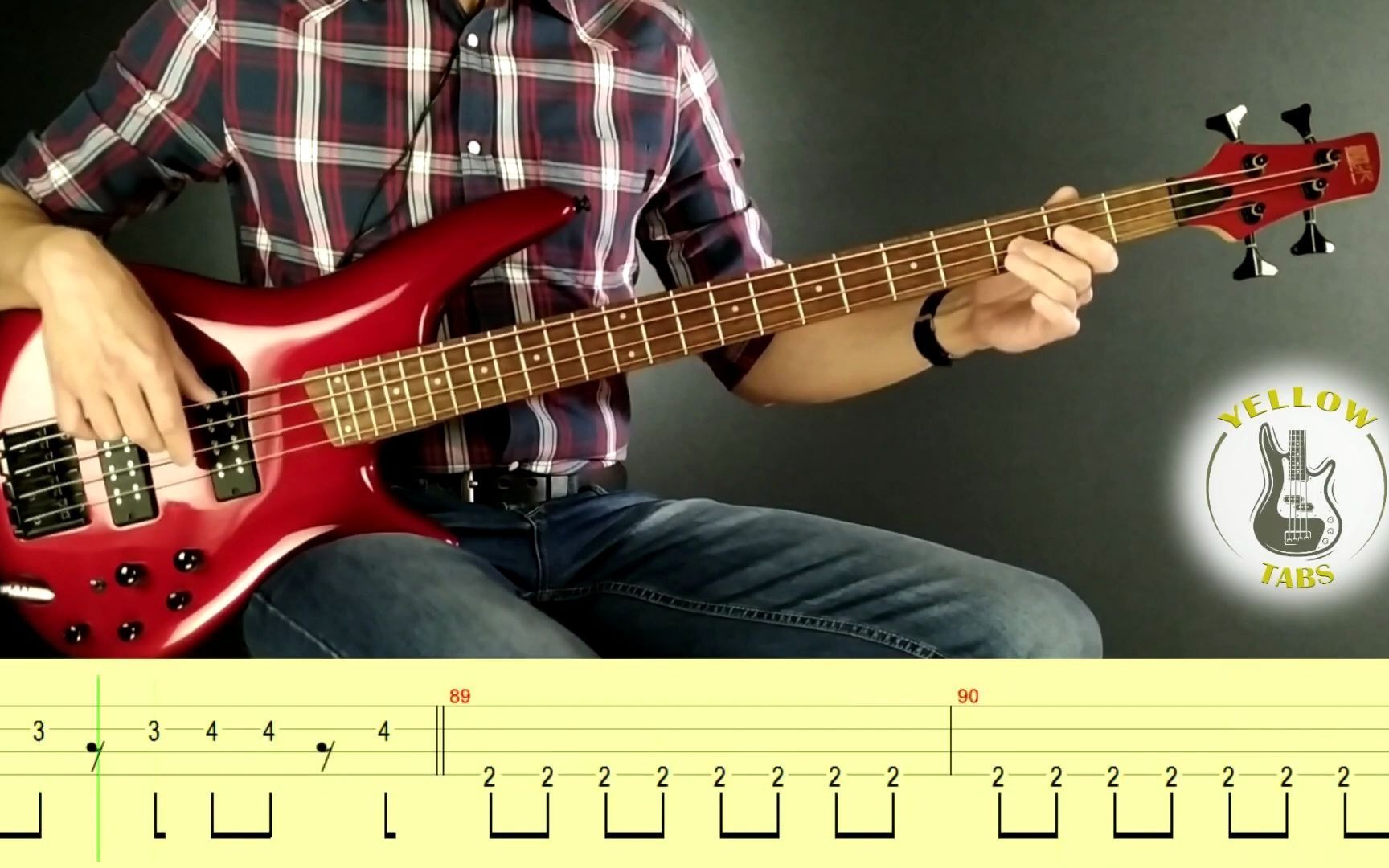 ино乐队-维克多·崔《Группакрови》(血液型)贝斯教学