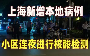 下载视频: 上海新增1例本地确诊病例 所涉小区居民连夜进行核酸检测