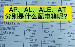 Download Video: AP、AL、ALE、AT分别是什么配电箱呢？