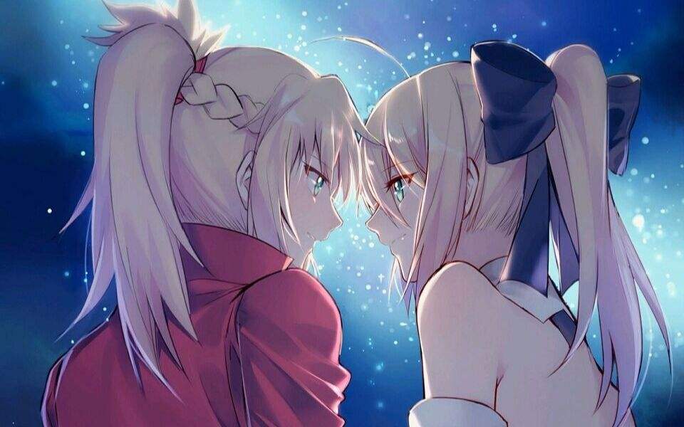 fate系列61saber回忆录61莫德雷德小莫与父王saber对抗的叛逆战争