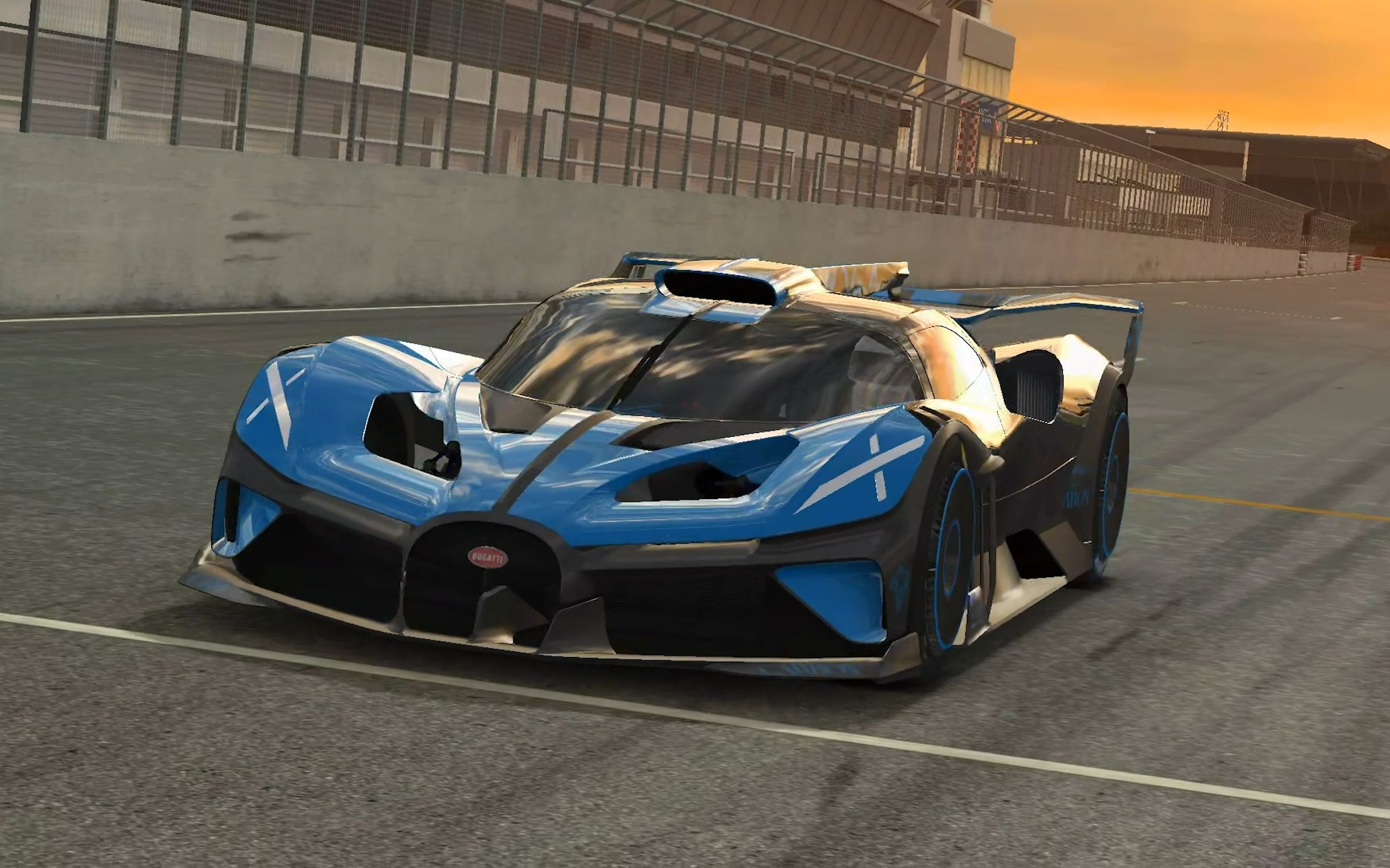 飙酷车神3新车在这个手游里怎样?真实赛车3-布加迪bolide试驾