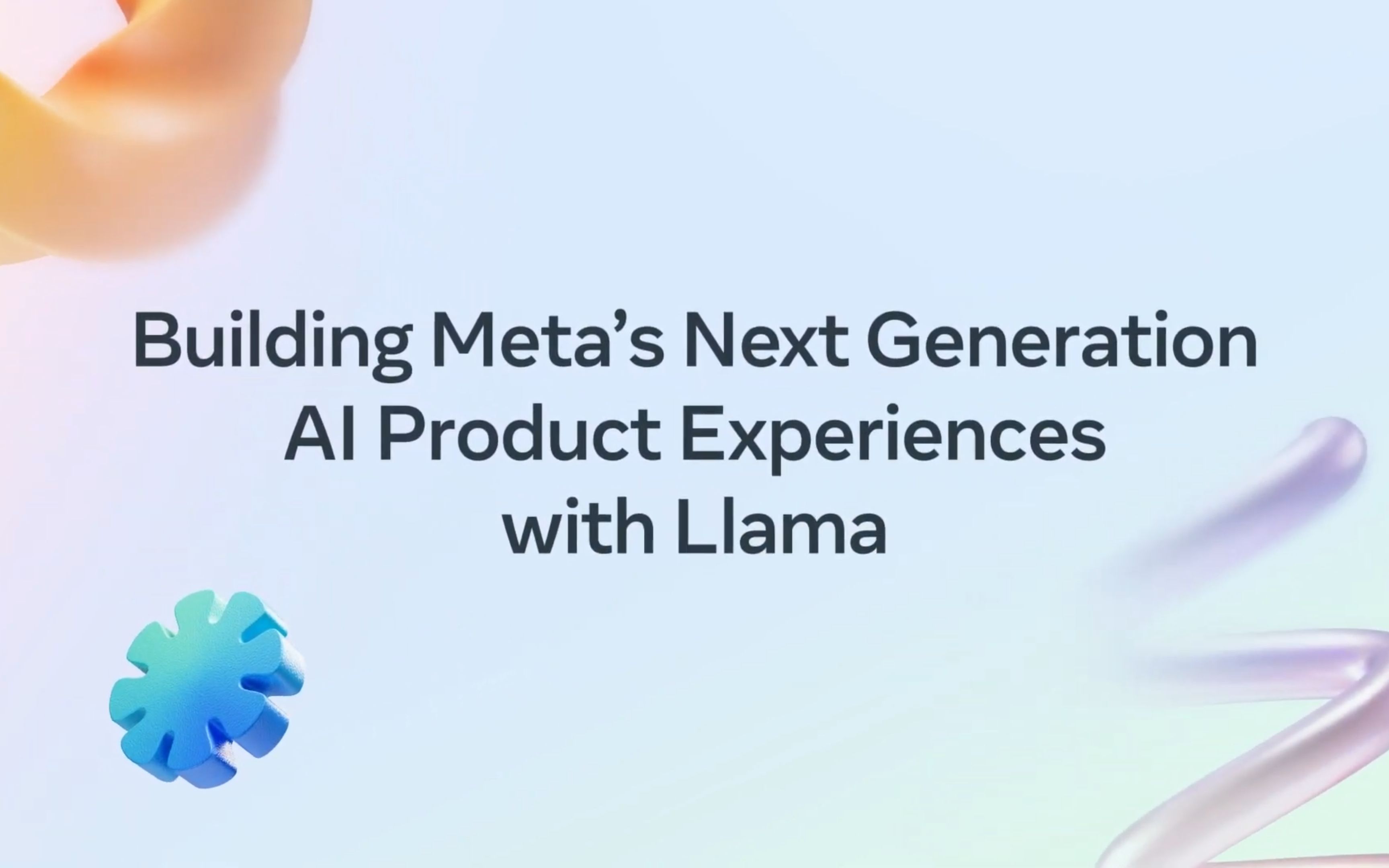 使用 Llama 构建 Meta 的下一代 AI 产品  Meta Connect 2023哔哩哔哩bilibili