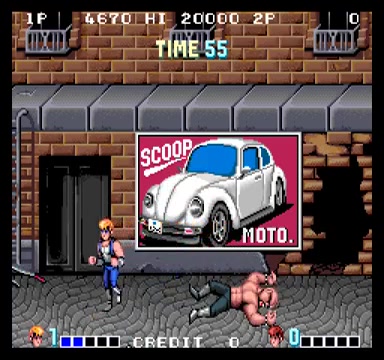 [图]【街机游戏回顾】双截龙1代 通关视频 Double Dragon (Arcade) - Whole game with one coin