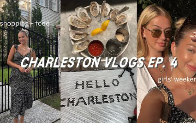 【Maddie Cidlik】查尔斯顿vlog4|charleston vlogs ep. 4: cierra visits, shopping + more…哔哩哔哩bilibili