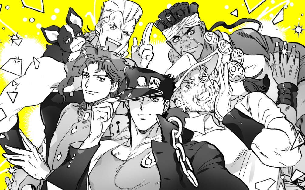 jojo同人图:星尘十字军