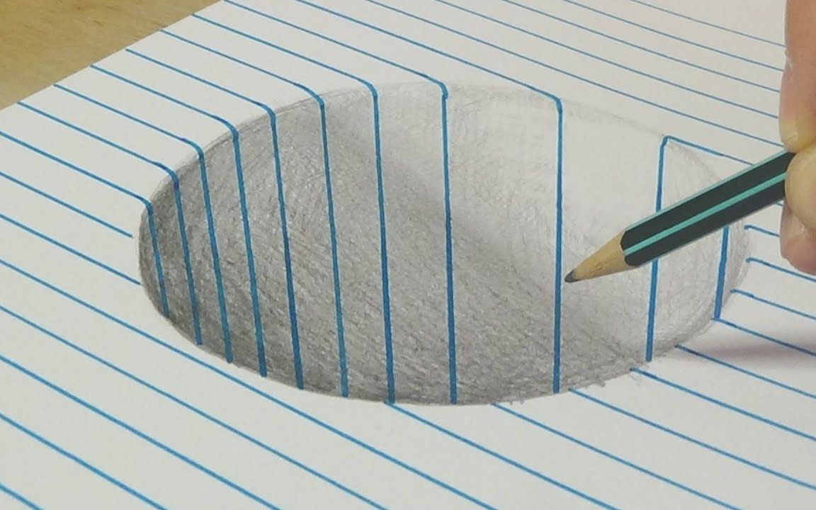 3d素描画竟然都能这么逼真了吗?