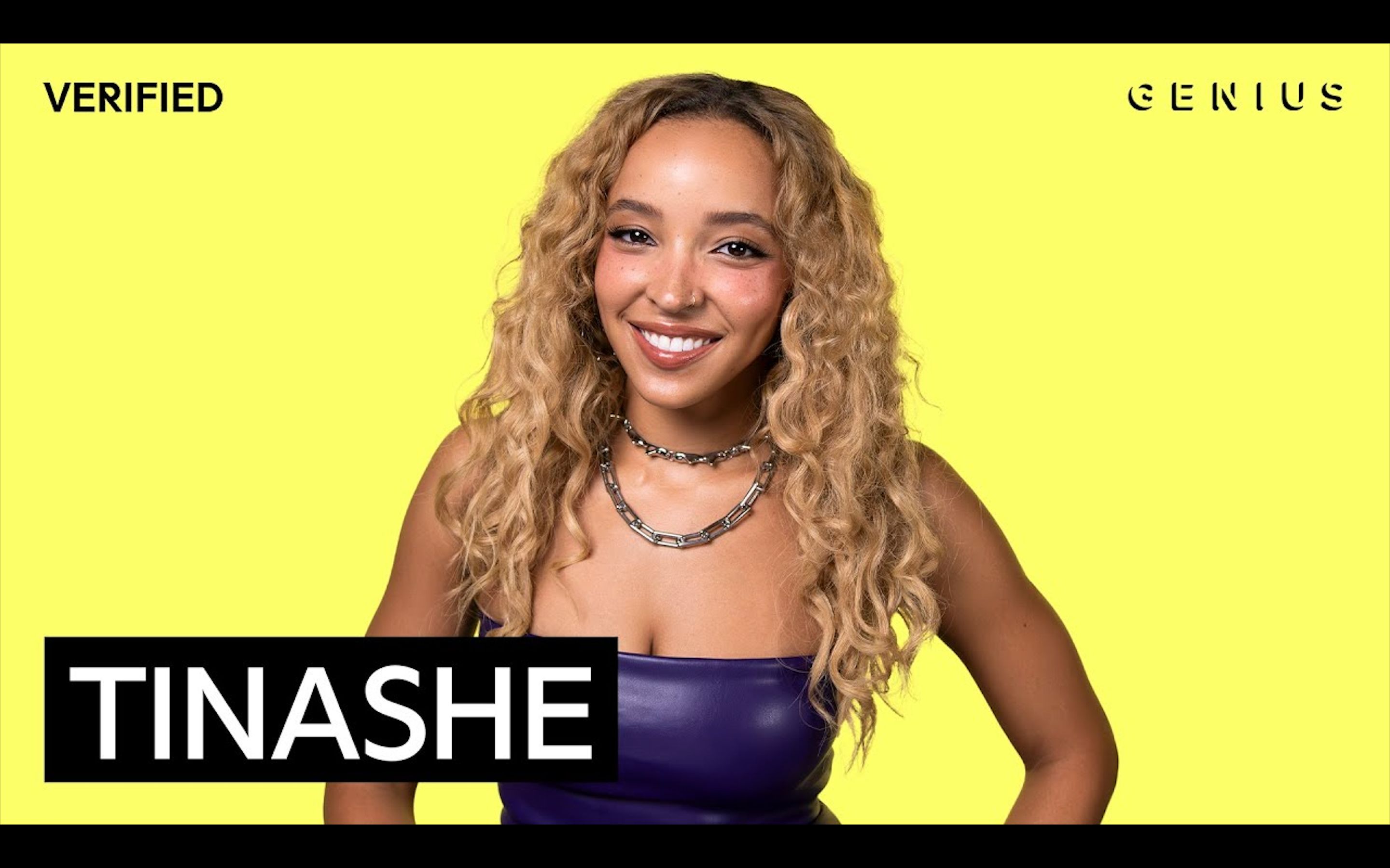 [图]【Tinashe】雪姐清唱「Talk To Me Nice」并讲述歌曲背后的故事｜Verified｜Genius