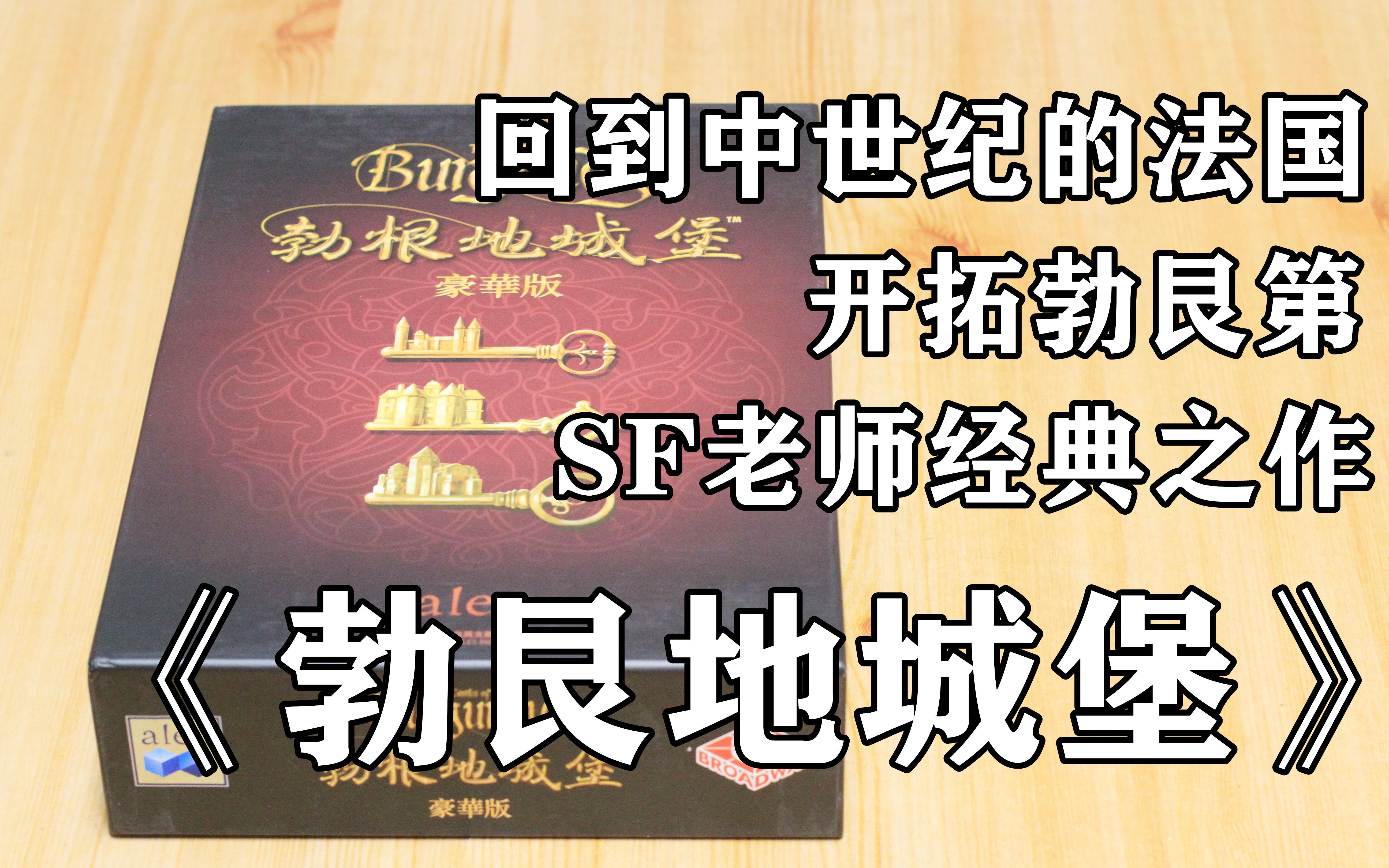 【开箱、教程、评价】带你进阶中策德式桌游的不二之选——《勃艮第城堡》or《勃艮地城堡》哔哩哔哩bilibili