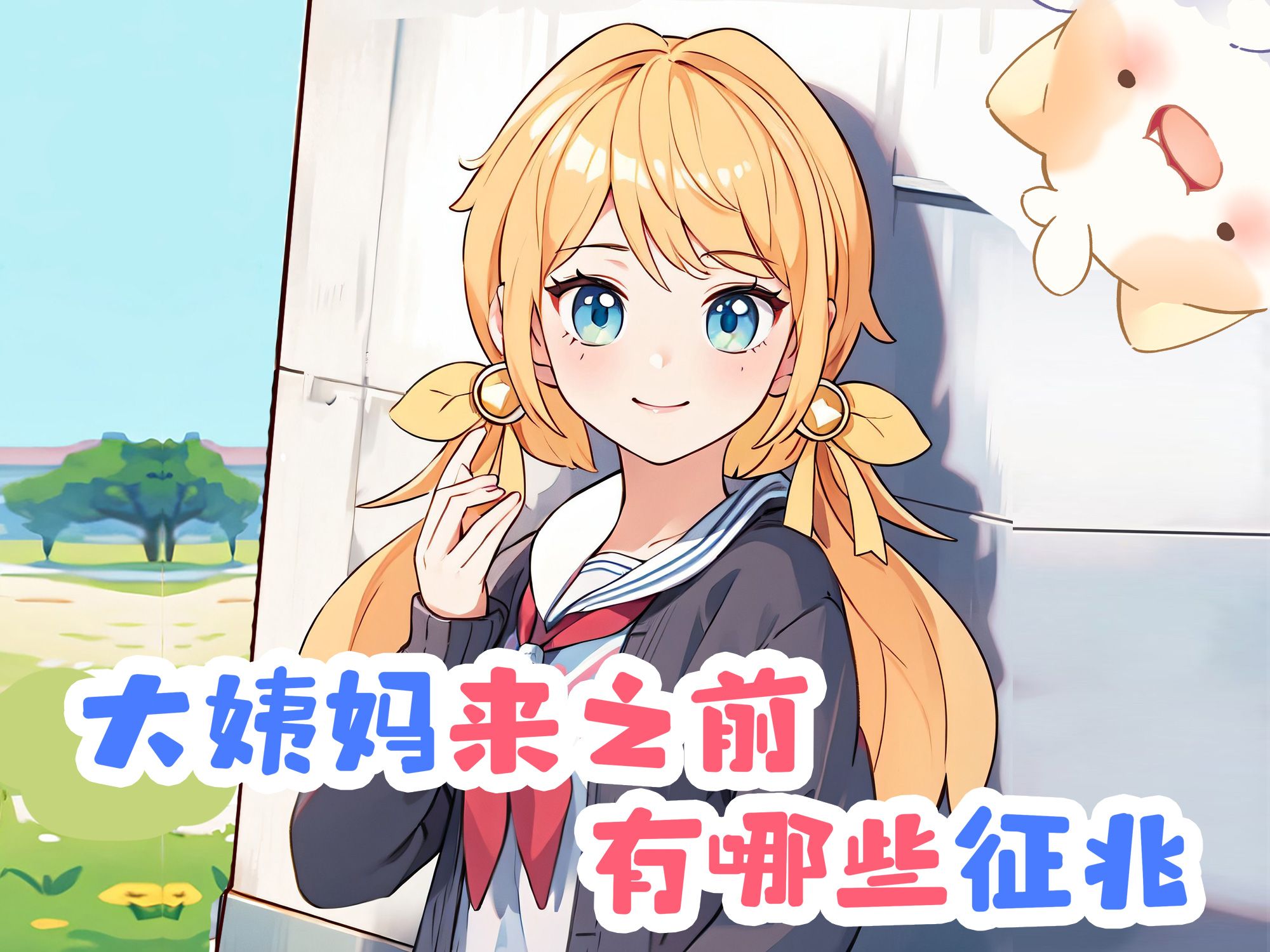 女生大姨妈来之前有什么征兆?哔哩哔哩bilibili