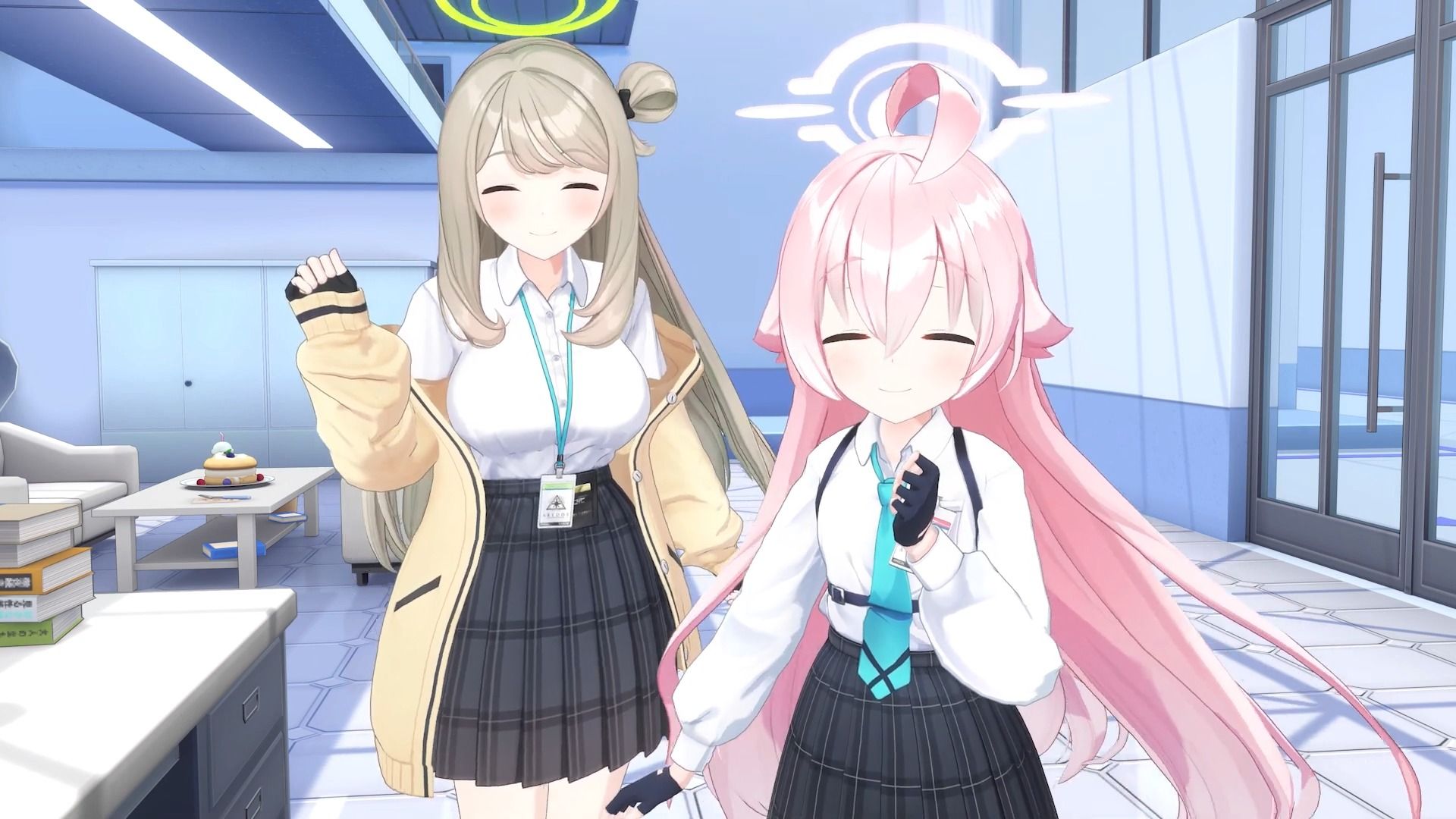 【碧蓝档案/中文字幕】野宫与星野的新年问候2024