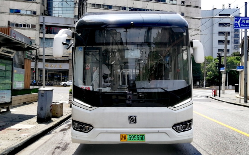 (巴士一公司)上海6路公交车申沃SWB5129BEV77G型双源无轨电车样车运行时库(长白路图们路→控江路本溪路)车号:S5A0001哔哩哔哩bilibili